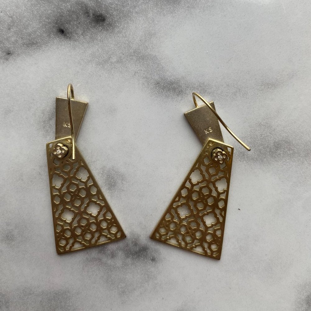 Kendra Scott Discontinued Earring- Filigree Mix